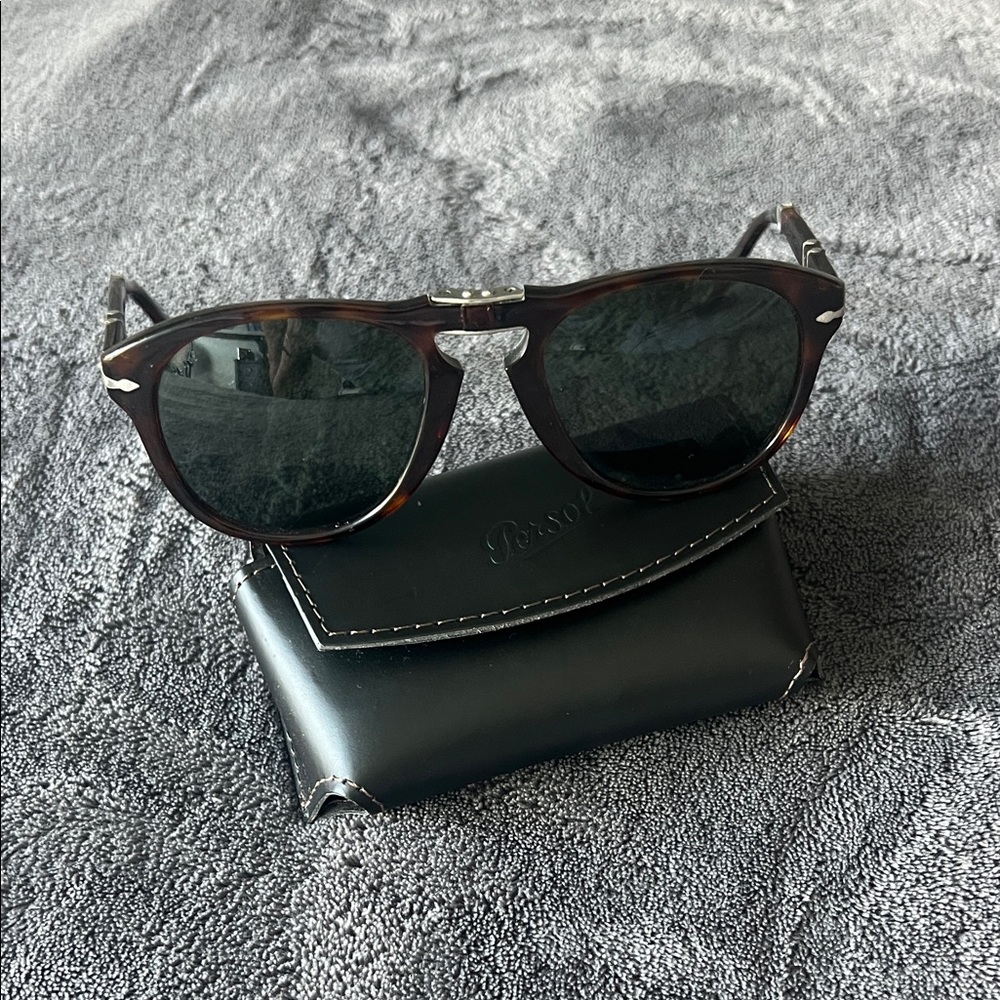 Steve McQueen Persol Tortoiseshell Sunglasses with Case